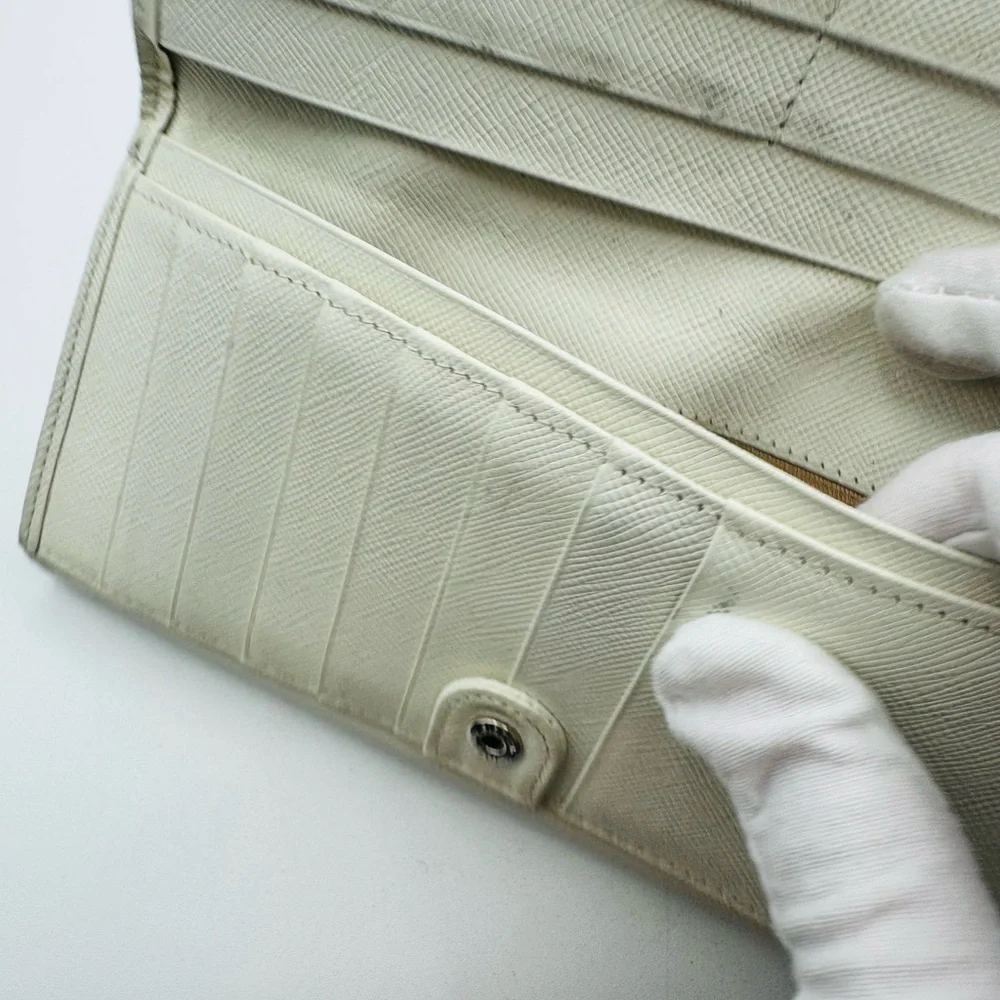 Burberry Beige Nova Check & White Leather Continental Wallet - Picture 15 of 15
